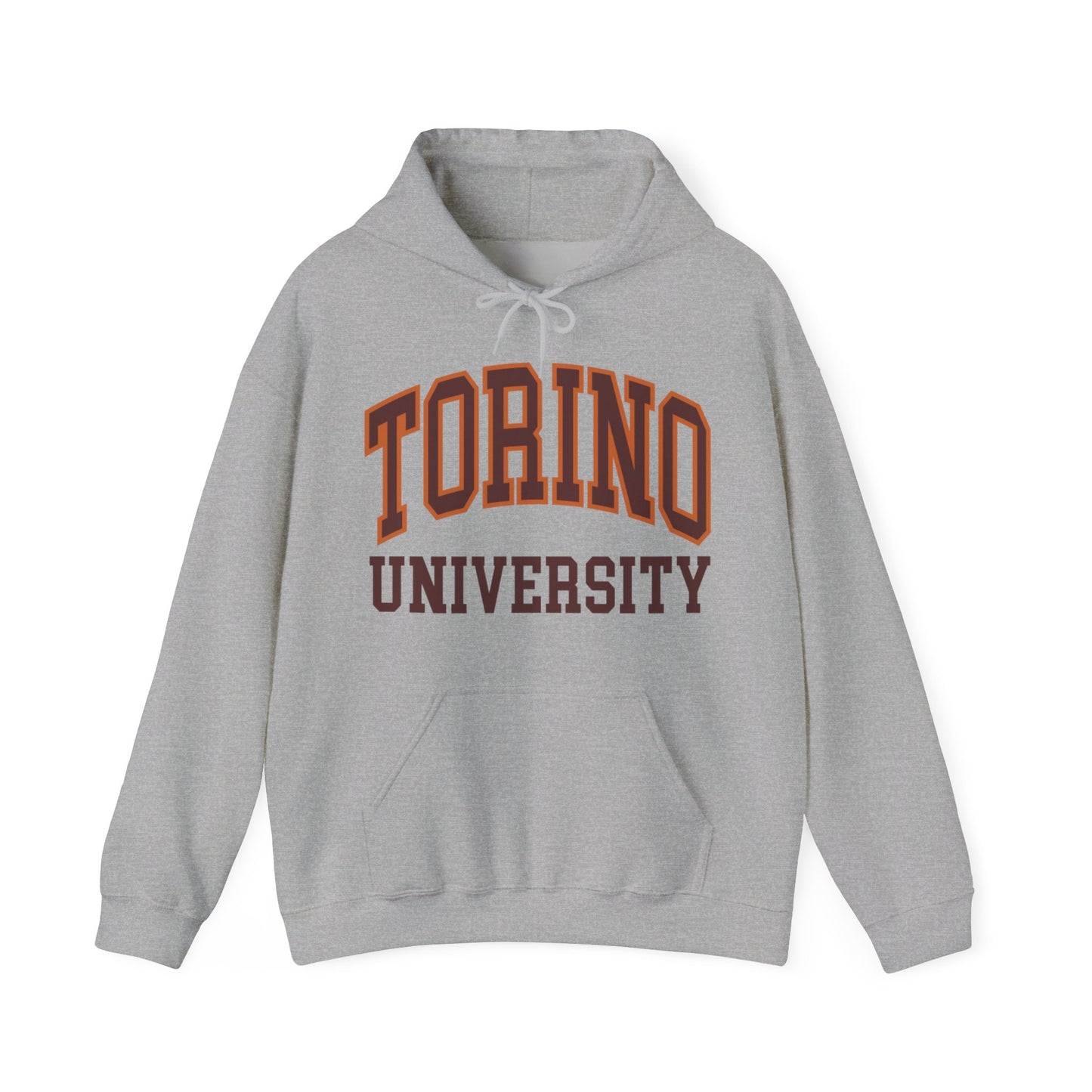 Torino University - Unisex Heavy Blend Felpa Hoodie Sweatshirt