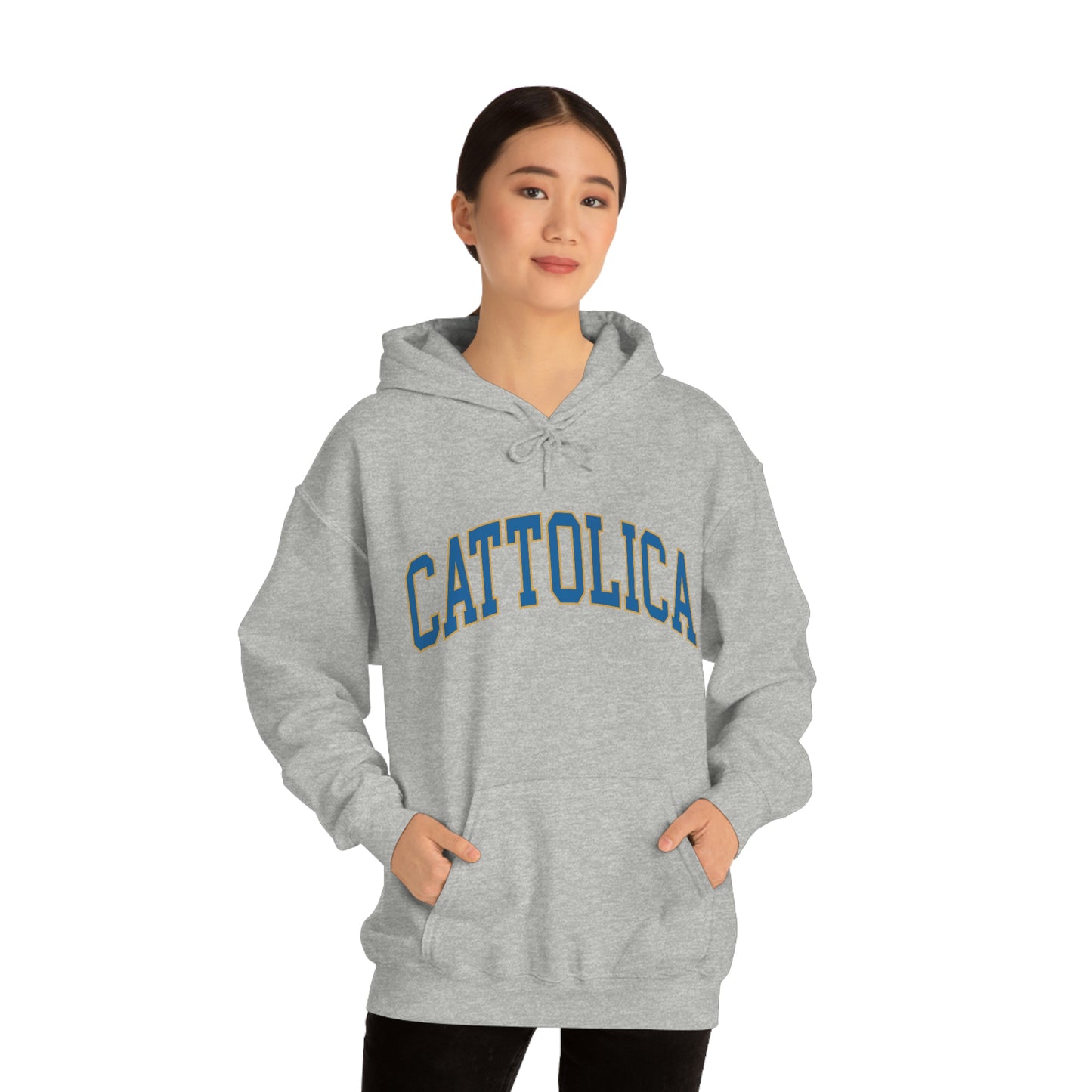 Cattolica University of Milan - Unisex Heavy Blend Felpa Hoodie Sweatshirt