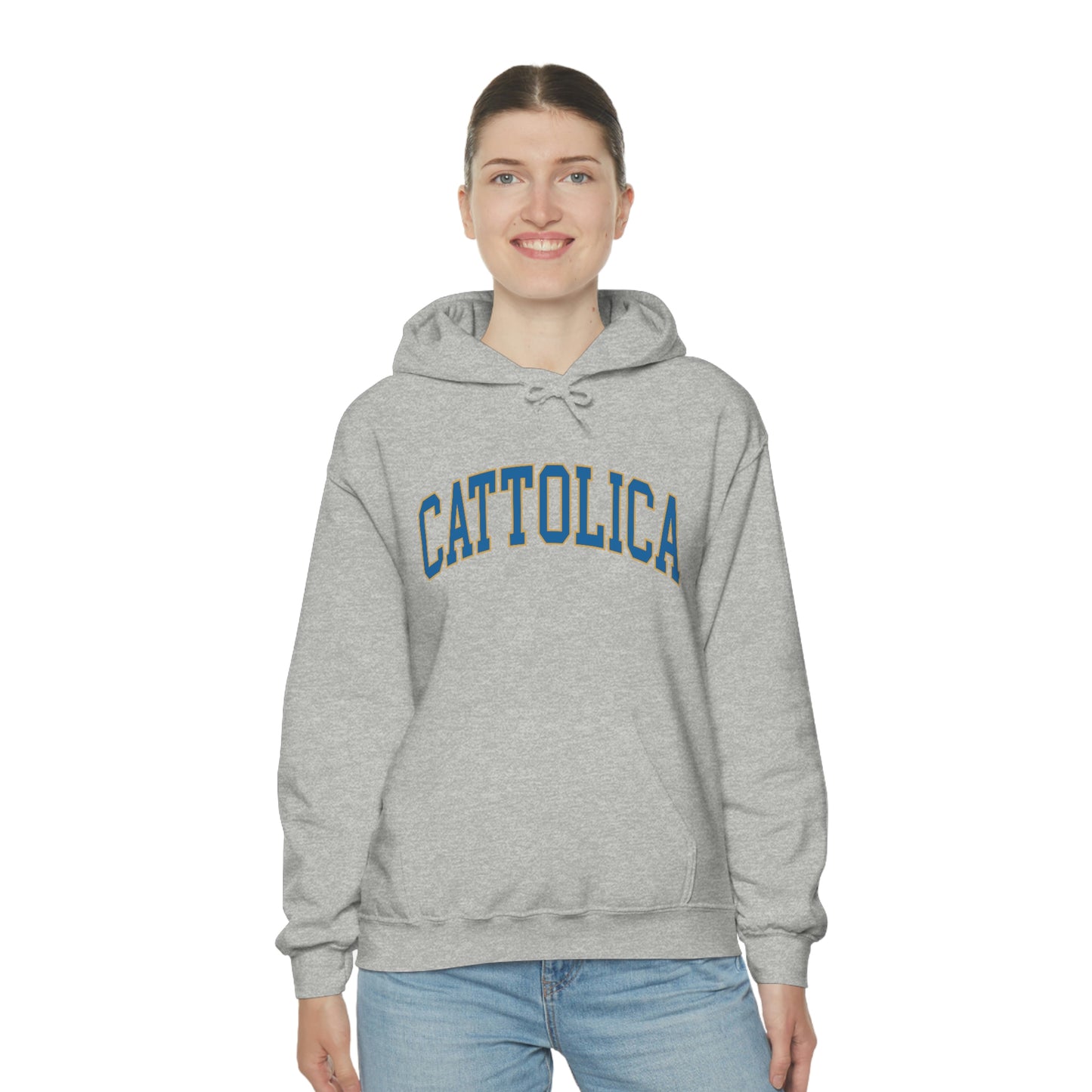 Cattolica University of Milan - Unisex Heavy Blend Felpa Hoodie Sweatshirt