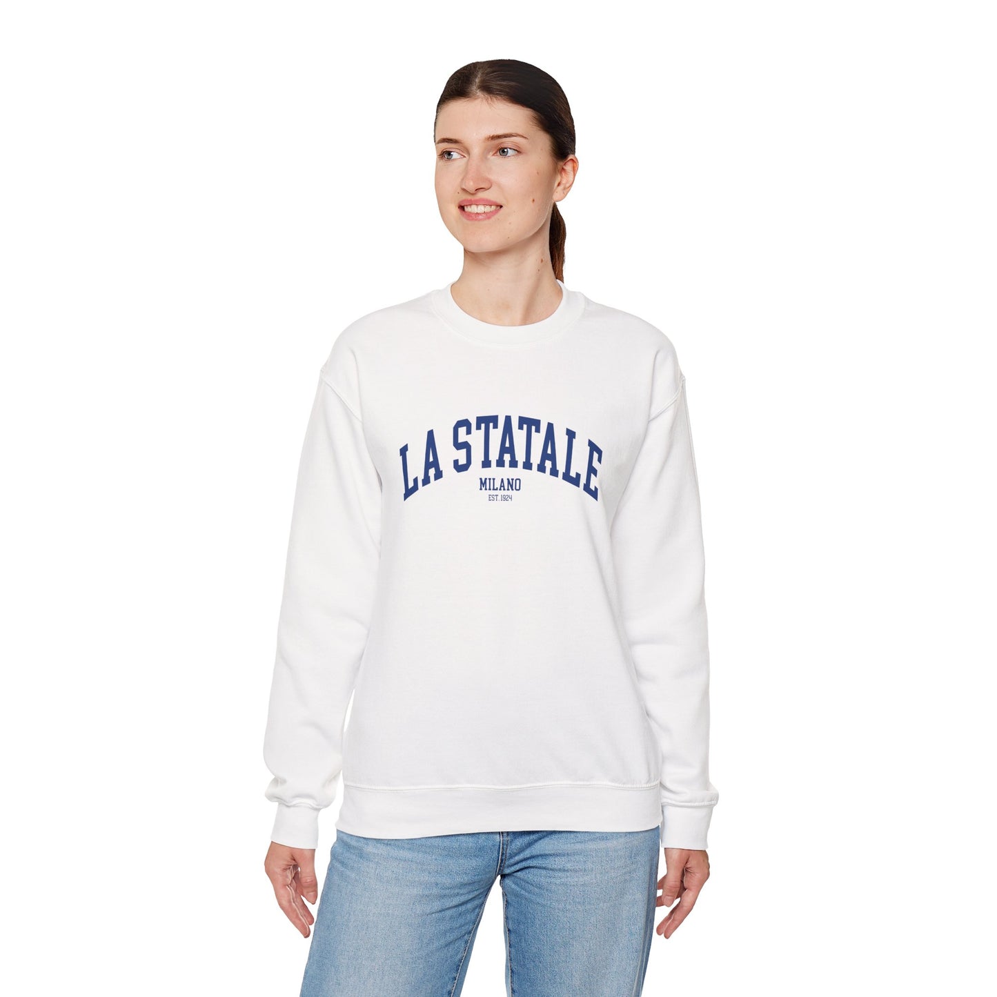 La Statale Milano - Unisex Heavy Blend Felpa Crewneck Sweatshirt
