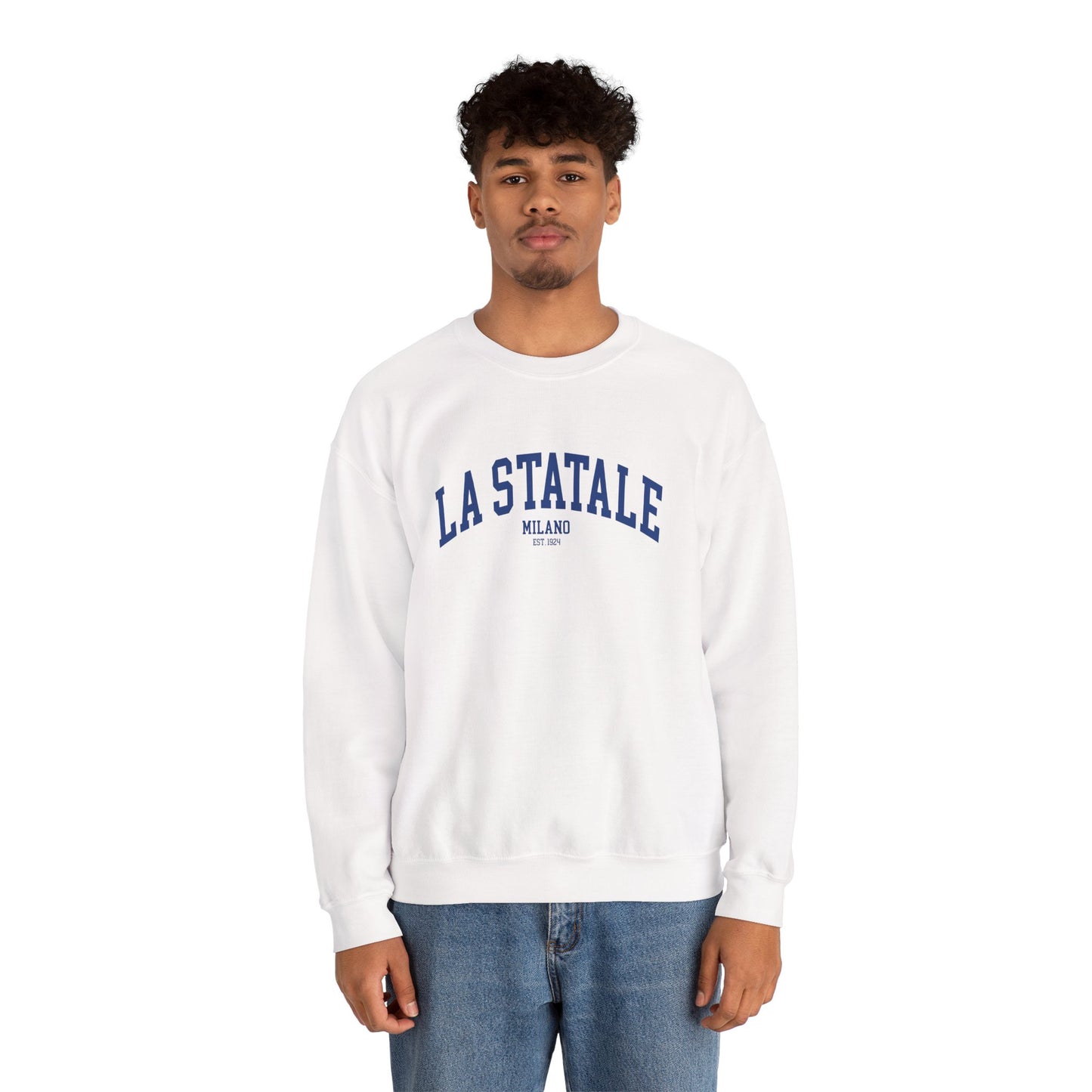 La Statale Milano - Unisex Heavy Blend Felpa Crewneck Sweatshirt