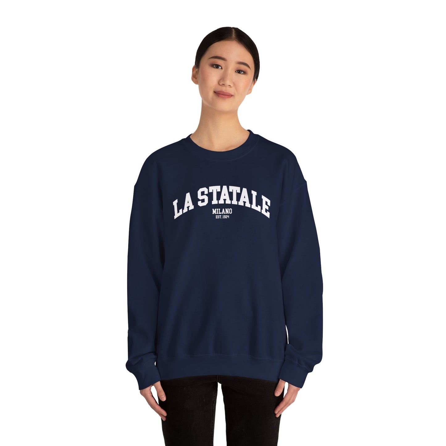 La Statale Milano - Unisex Heavy Blend Crewneck Felpa Sweatshirt