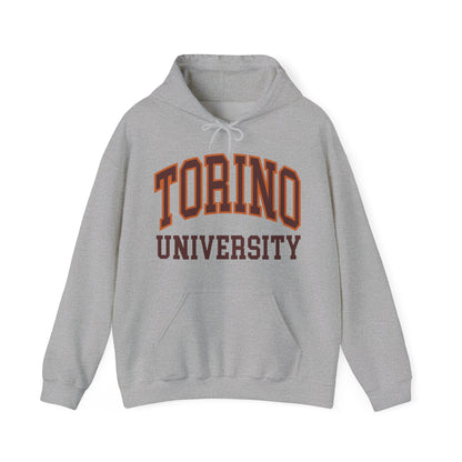 Torino University - Unisex Heavy Blend Felpa Hoodie Sweatshirt