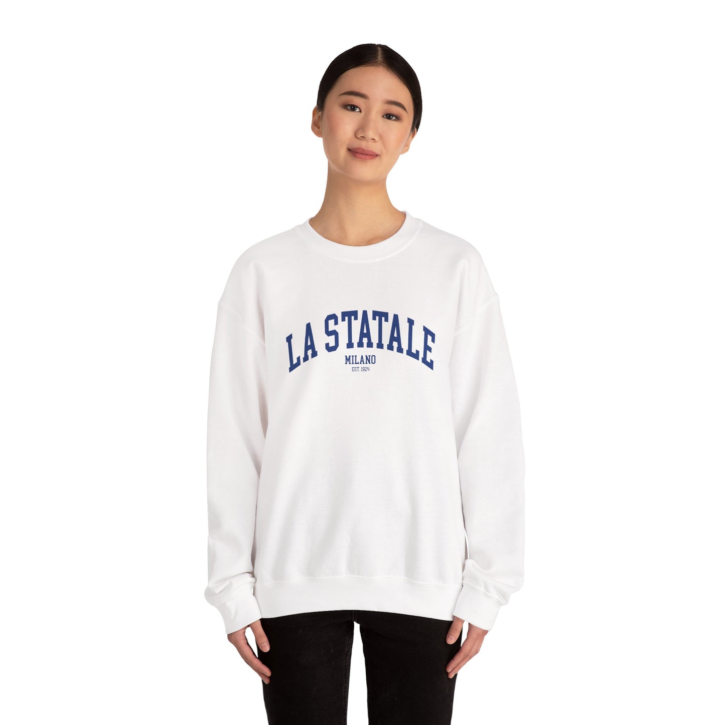La Statale Milano - Unisex Heavy Blend Felpa Crewneck Sweatshirt