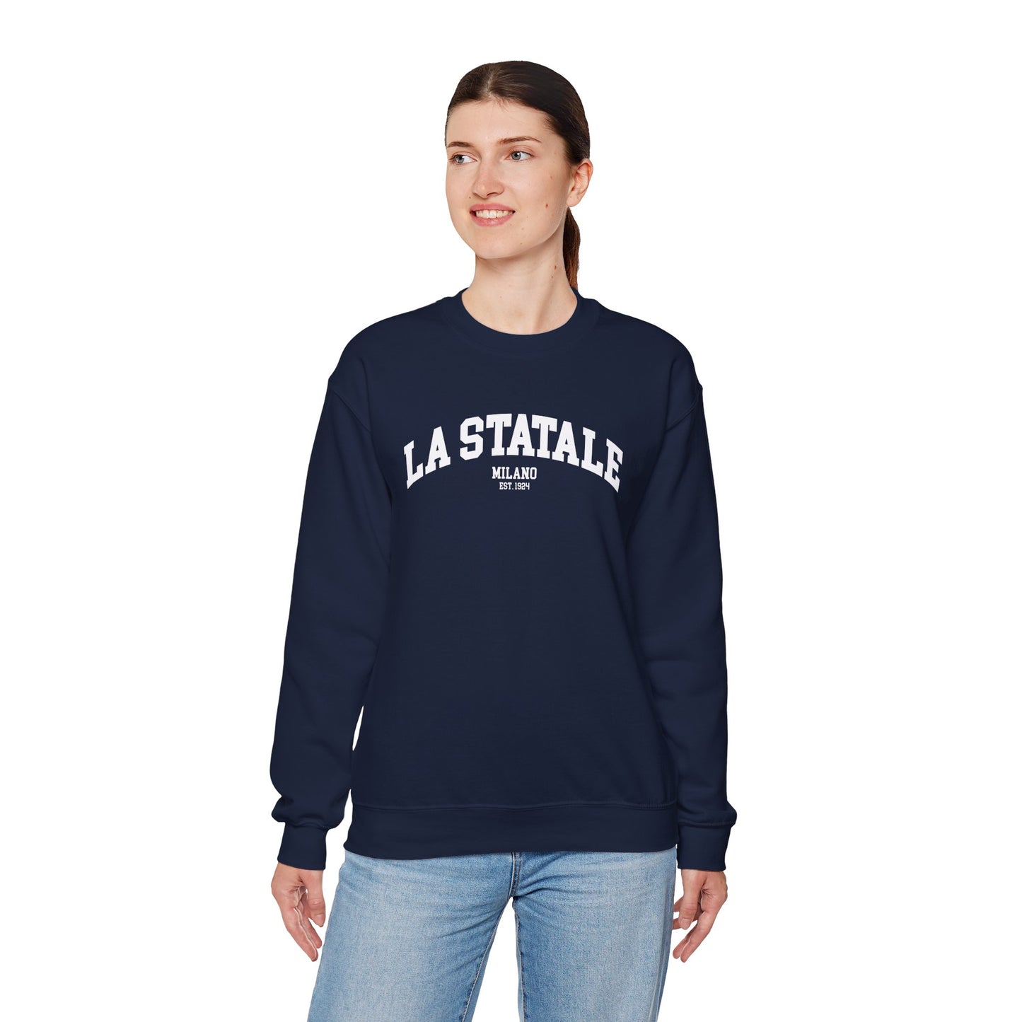 La Statale Milano - Unisex Heavy Blend Crewneck Felpa Sweatshirt