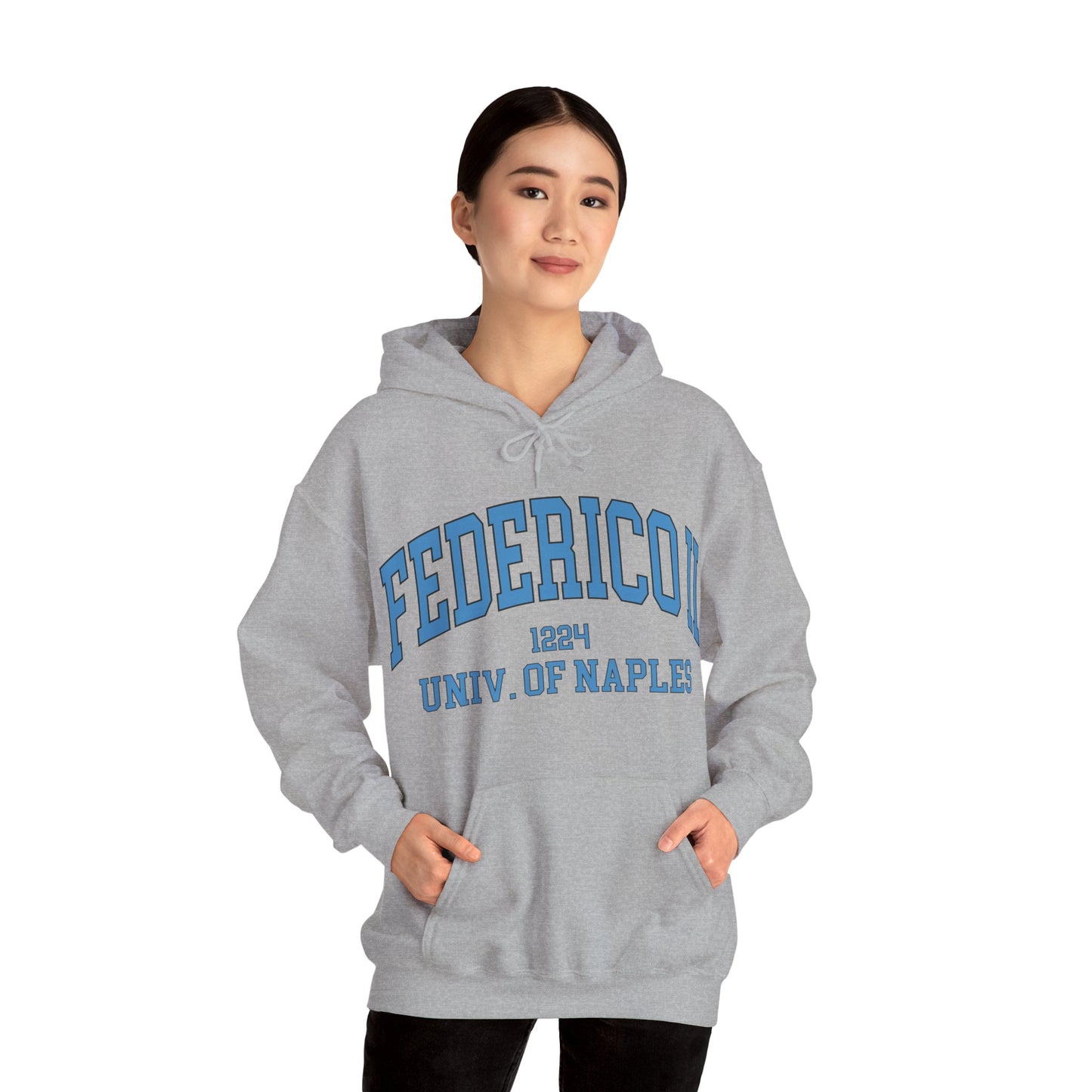 University of Naples Federico II - Unisex Heavy Blend Felpa Hoodie Sweatshirt