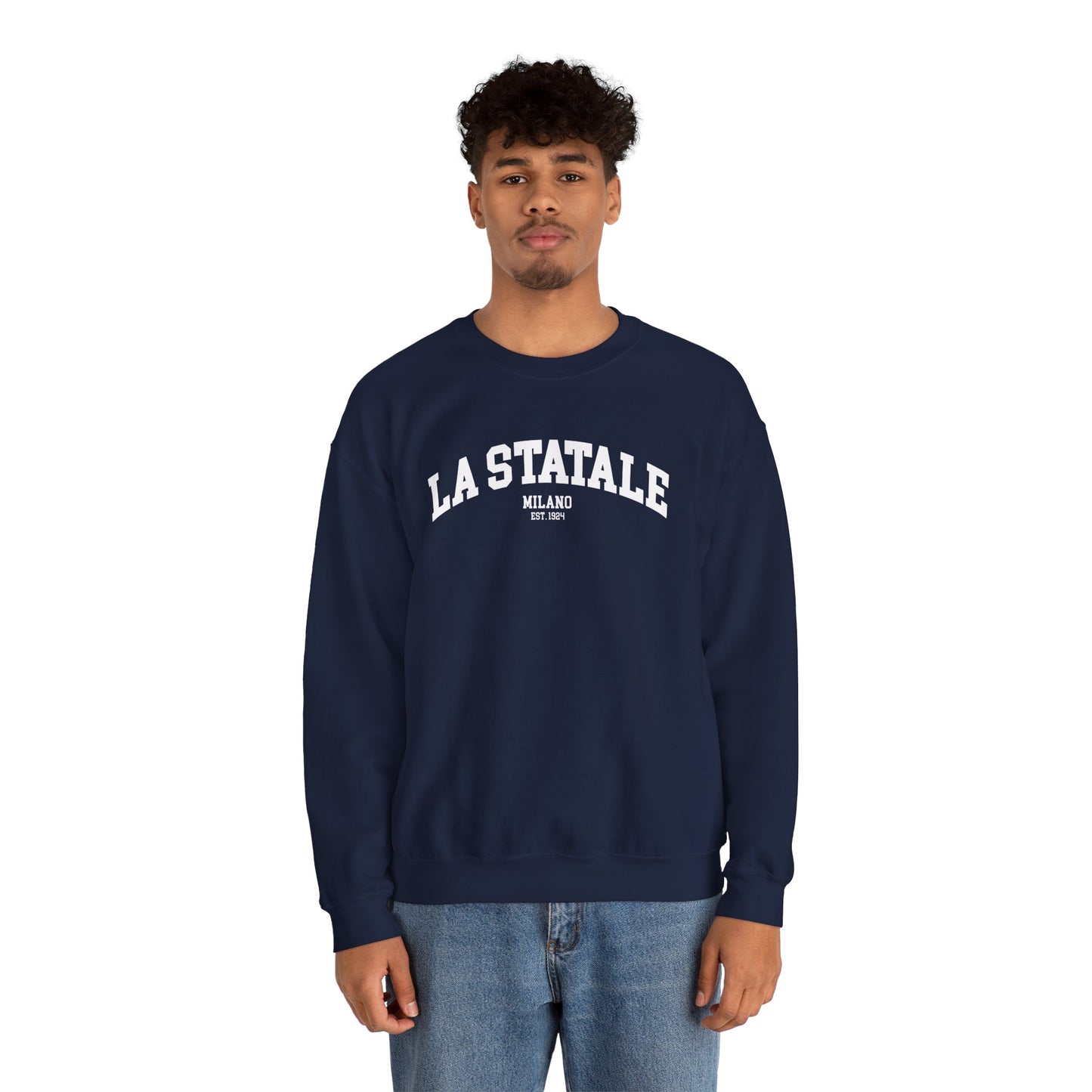 La Statale Milano - Unisex Heavy Blend Crewneck Felpa Sweatshirt