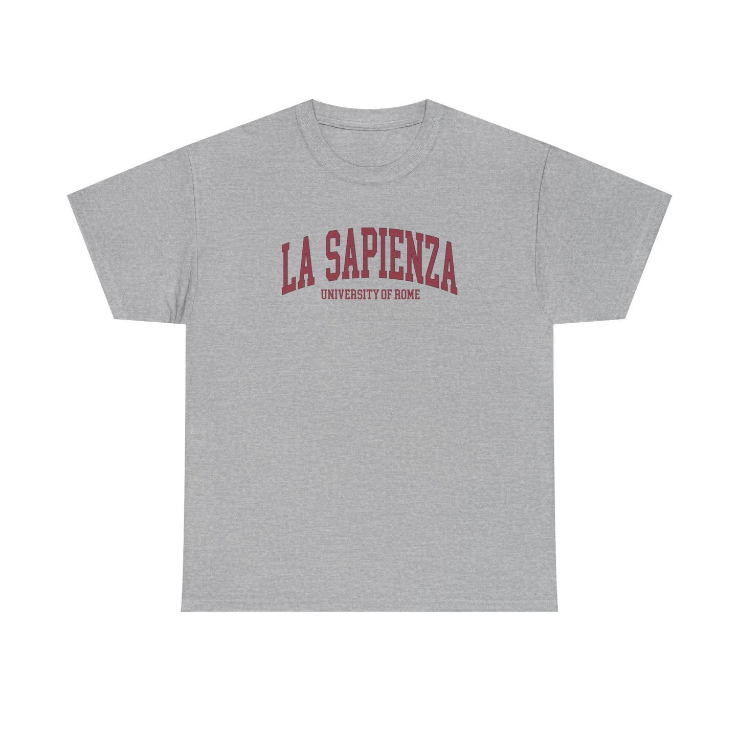 La Sapienza University of Rome - Unisex Heavy Cotton T-Shirt Sport Grey