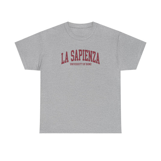 La Sapienza University of Rome - Unisex Heavy Cotton T-Shirt Sport Grey