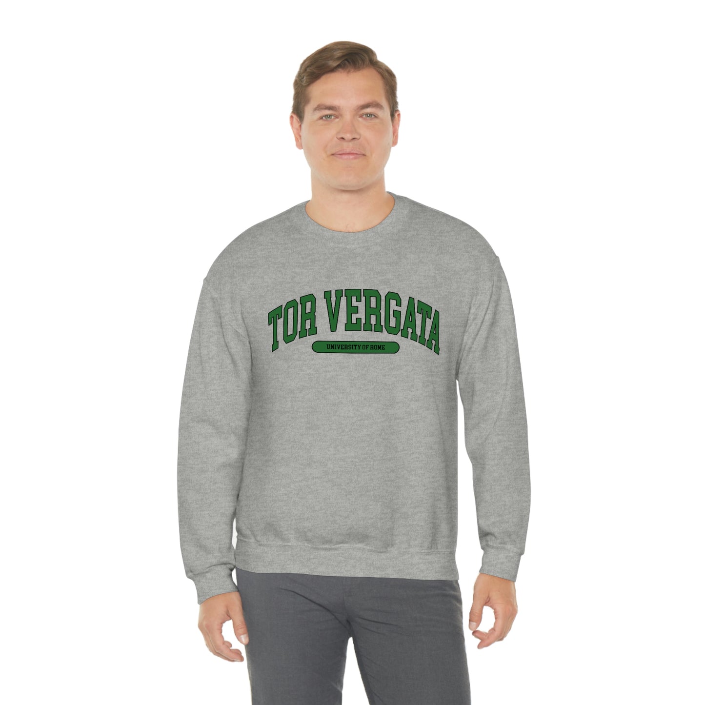 Tor Vergata University of Rome - Unisex Heavy Blend Felpa Crewneck Sweatshirt
