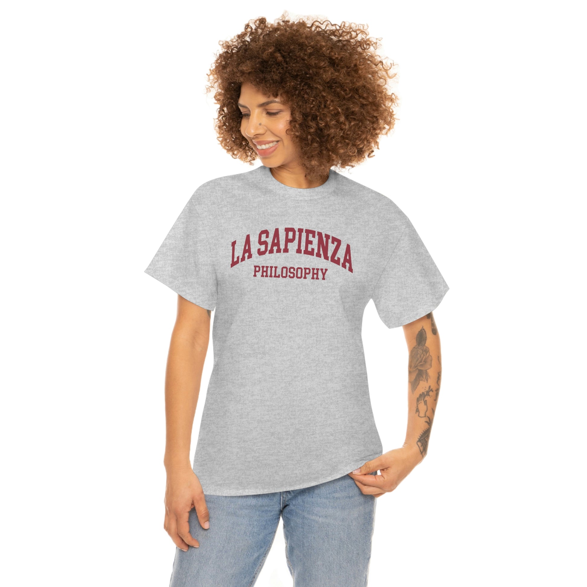 università di roma la sapienza t-shirt filosofia