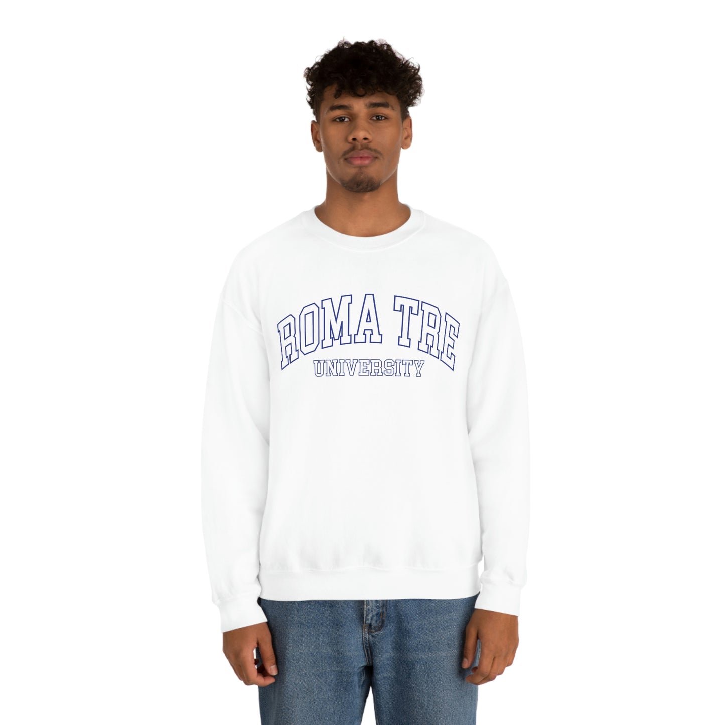 Roma Tre University - Unisex Heavy Blend Felpa Crewneck Sweatshirt