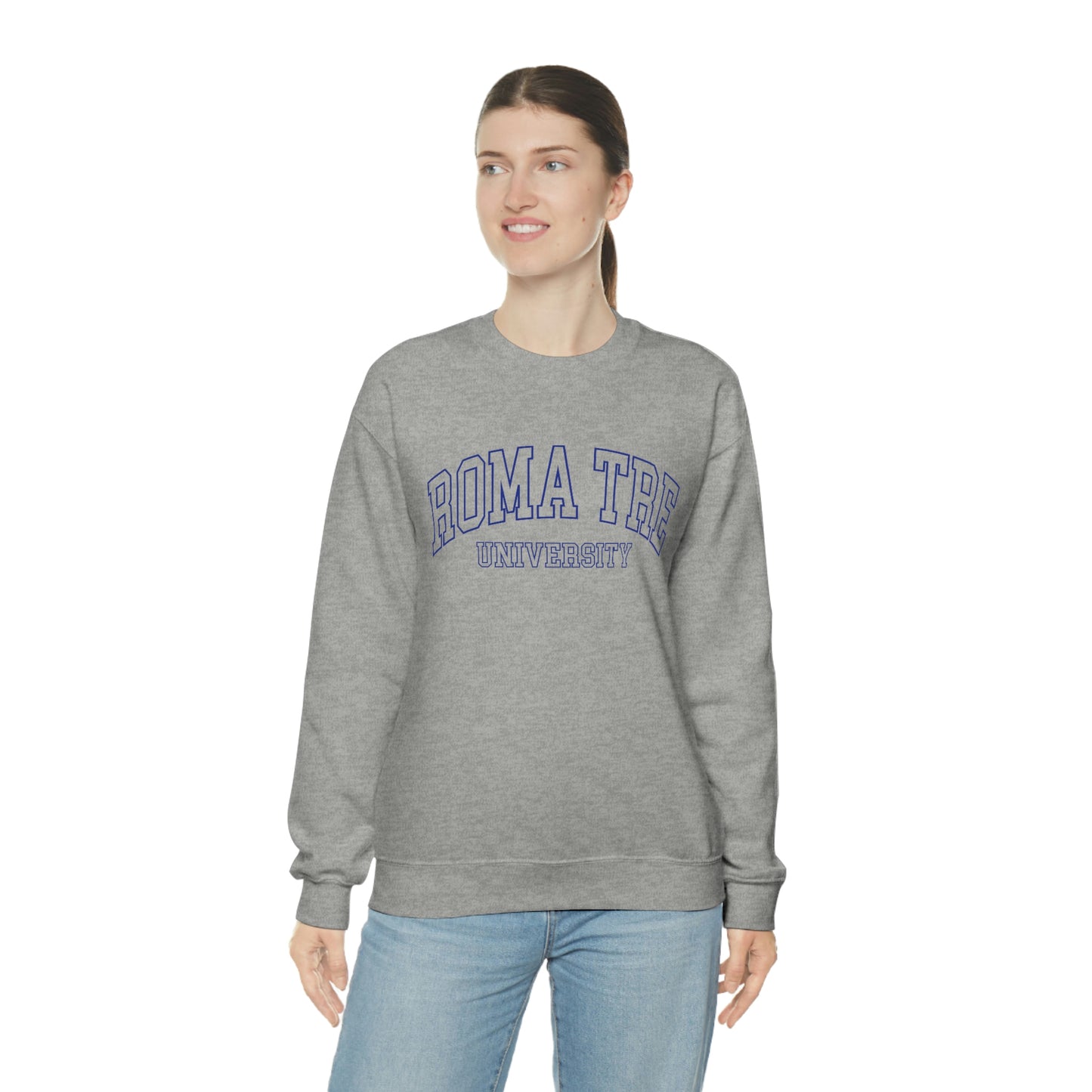 Roma Tre University - Unisex Heavy Blend Felpa Crewneck Sweatshirt