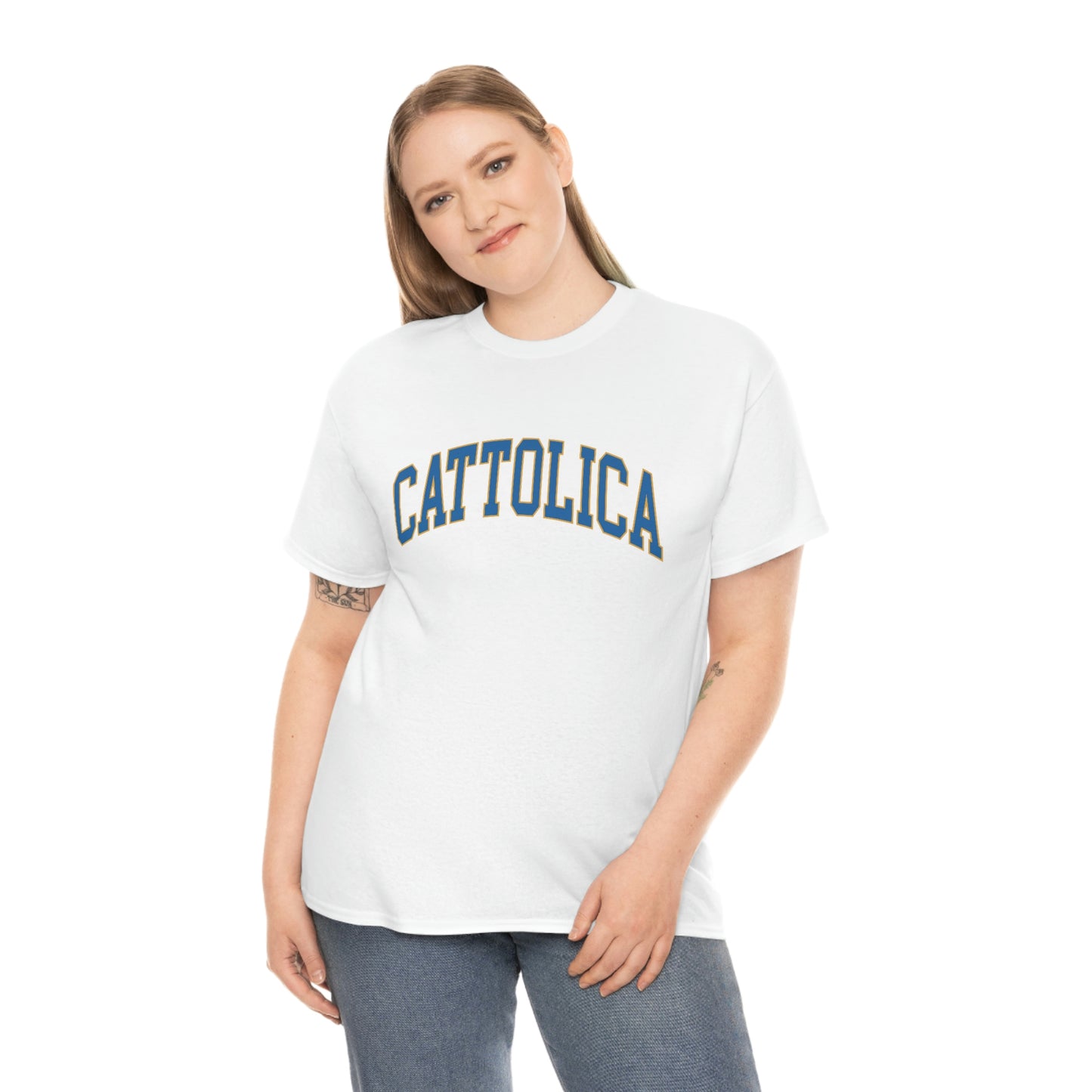 Cattolica University of Milan - Unisex Heavy Cotton T-Shirt