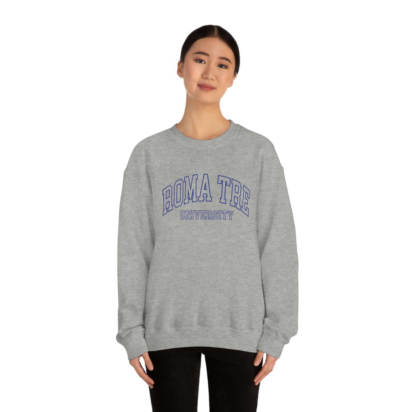 Roma Tre University - Unisex Heavy Blend Felpa Crewneck Sweatshirt