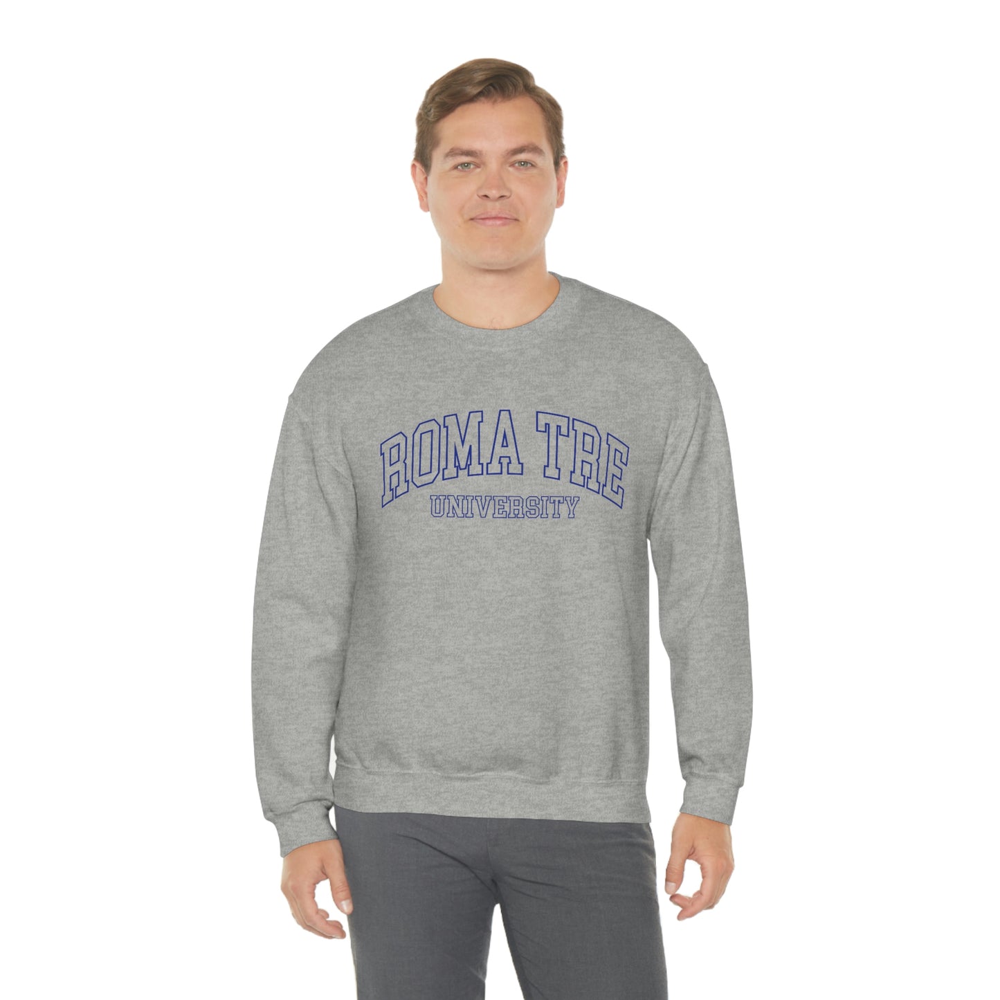 Roma Tre University - Unisex Heavy Blend Felpa Crewneck Sweatshirt