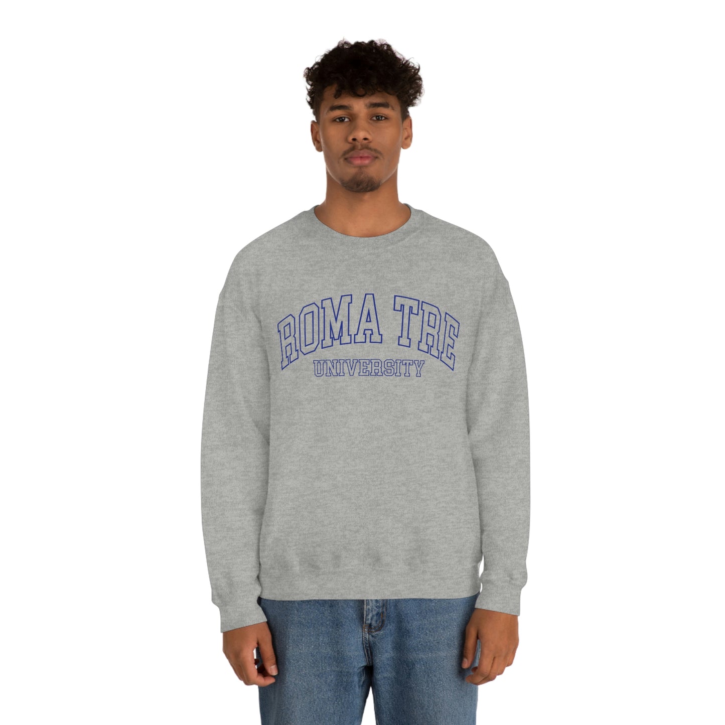 Roma Tre University - Unisex Heavy Blend Felpa Crewneck Sweatshirt