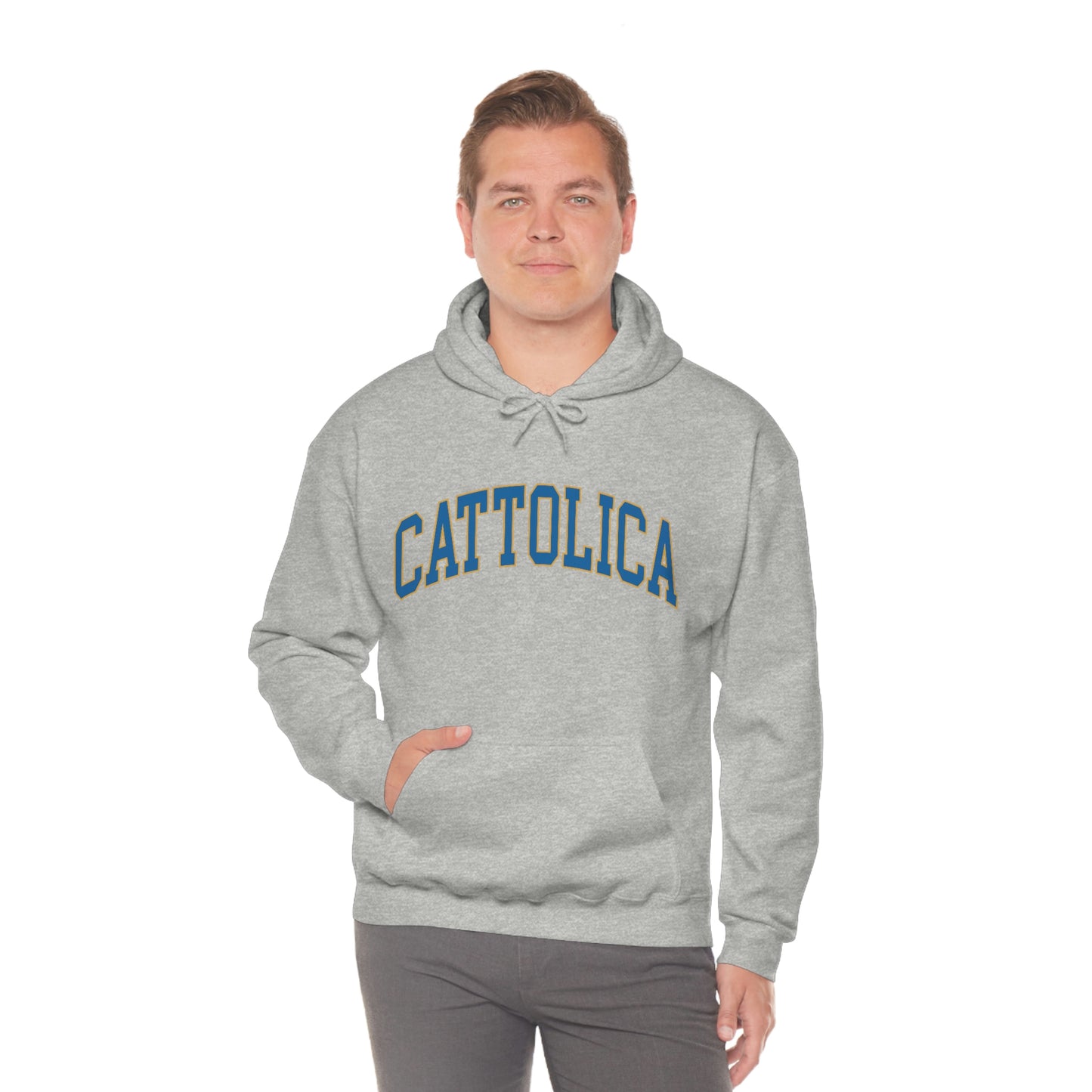 Cattolica University of Milan - Unisex Heavy Blend Felpa Hoodie Sweatshirt