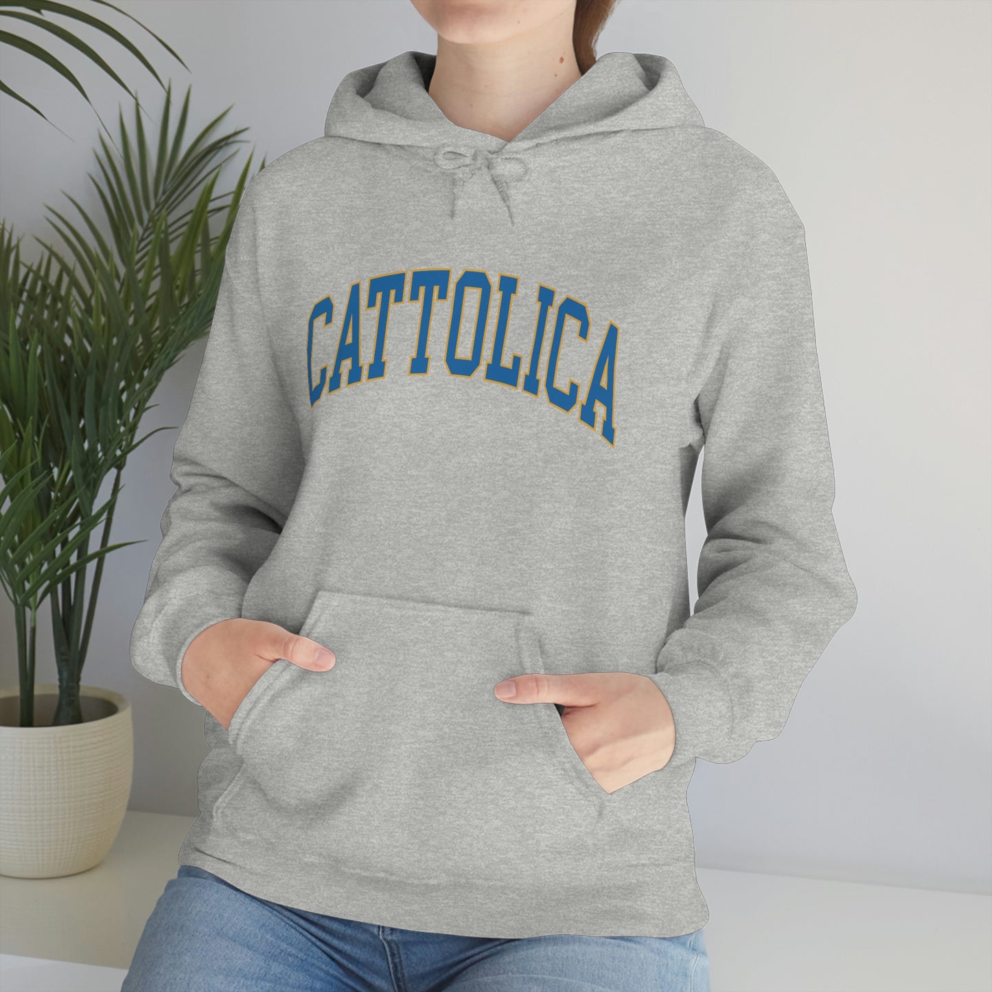 Cattolica University of Milan - Unisex Heavy Blend Felpa Hoodie Sweatshirt