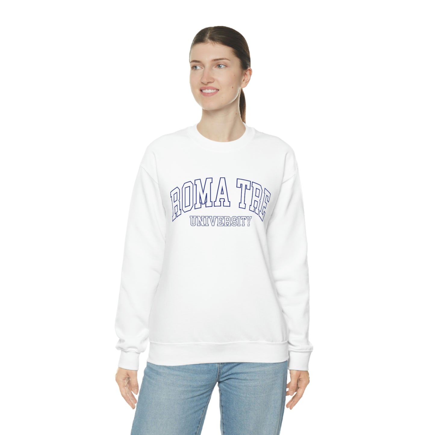 Roma Tre University - Unisex Heavy Blend Felpa Crewneck Sweatshirt