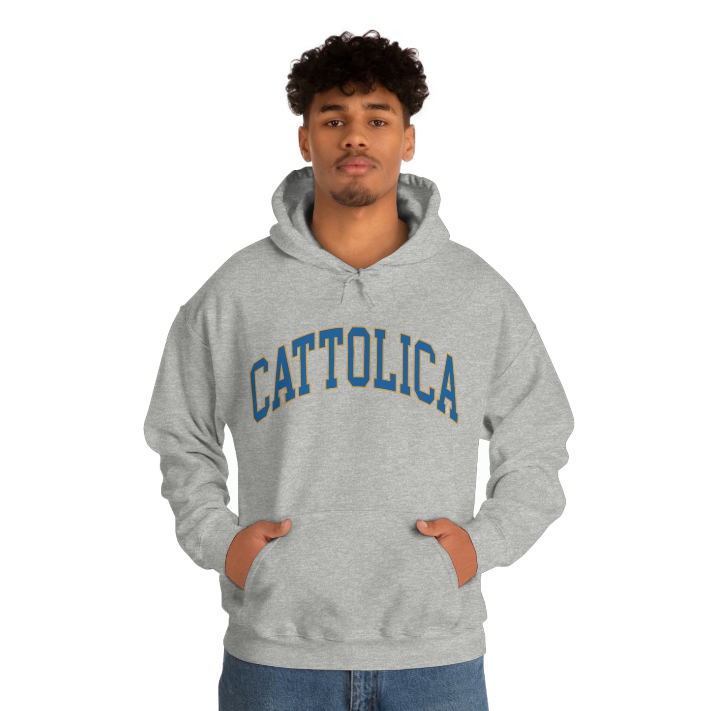 Cattolica University of Milan - Unisex Heavy Blend Felpa Hoodie Sweatshirt