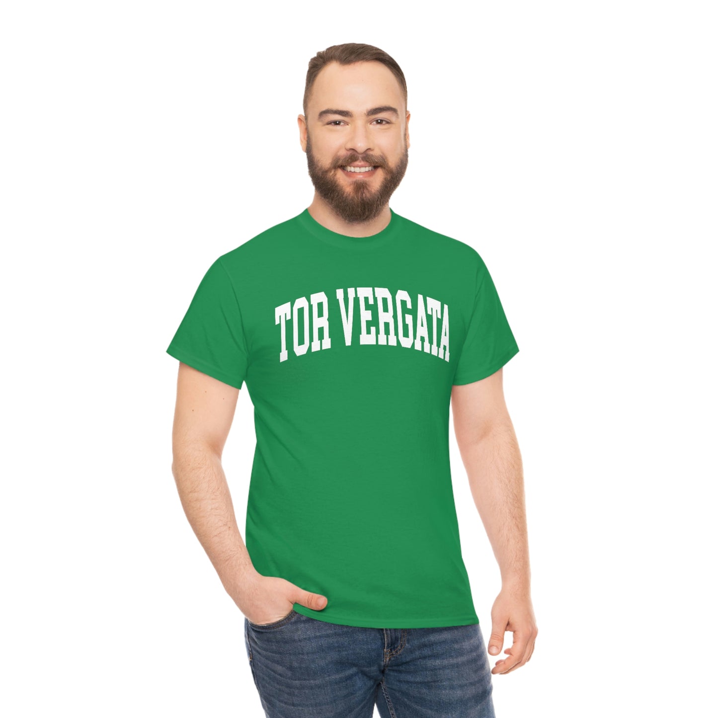 Tor Vergata University of Rome - Unisex Heavy Cotton T-Shirt Turf Green
