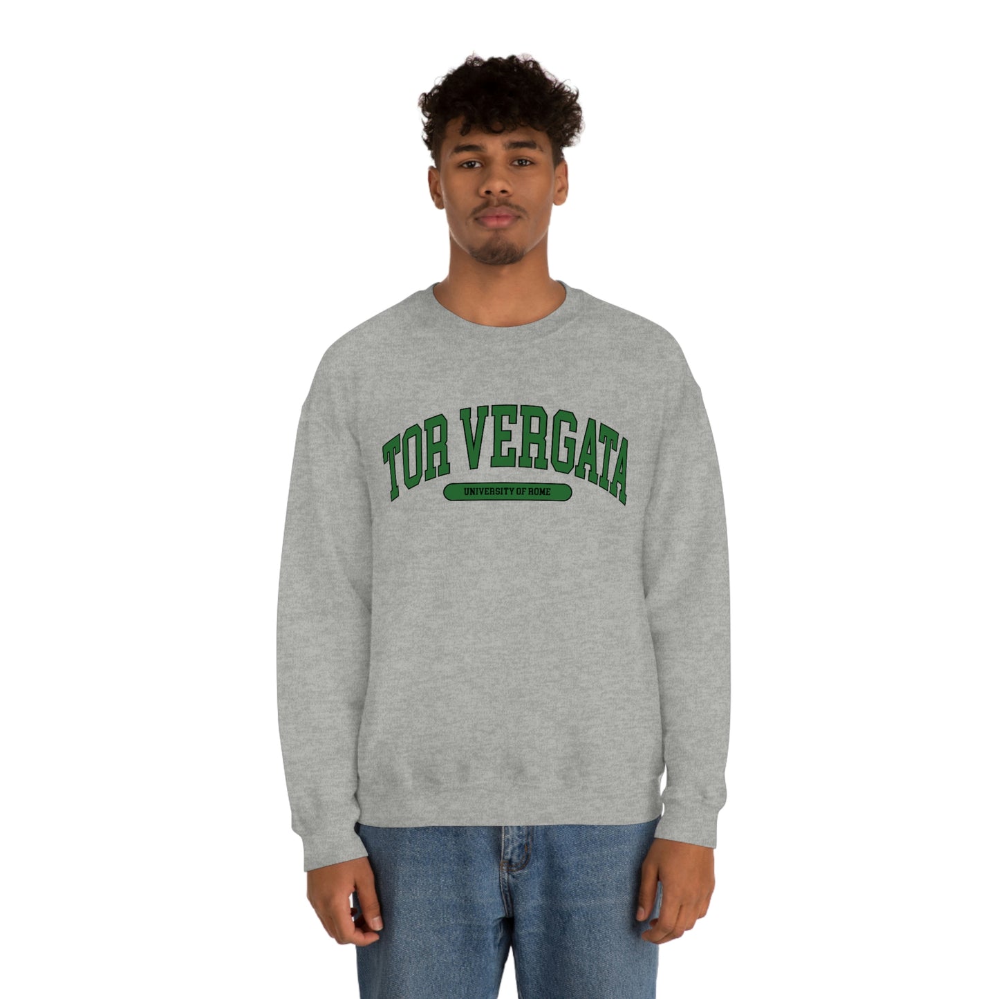 Tor Vergata University of Rome - Unisex Heavy Blend Felpa Crewneck Sweatshirt
